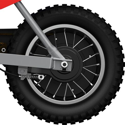 Razor MX500 Dirt Rocket للبالغين والمراهقين يركبون دراجة نارية كهربائية عالية عزم الدوران، بسرعة تصل إلى 15 ميلاً في الساعة، للأعمار من 14 عامًا فما فوق، أحمر in Saudi Arabia