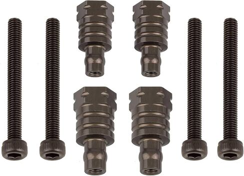 Team Associated RC8B4 FT Shock Bushings, 14mm & 17mm, Aluminum, ASC81591 in Saudi Arabia