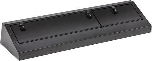 Under Seat Storage Unit | Under Rear Seat | Two Compartment Lockbox | Textured Black Steel | Pry-Guard Combination Lock in Saudi Arabia