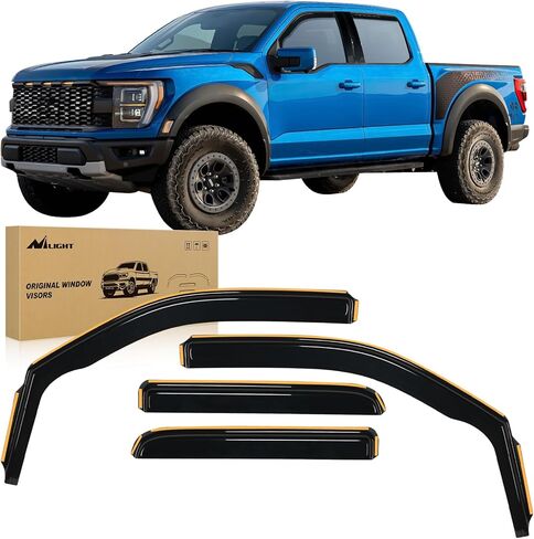 Nilight in Channel Window Deflectors for Ford Explorer 2020 2021 2022 2023 2024 Vent Window Visors, Rain Guards-4PCS in Saudi Arabia
