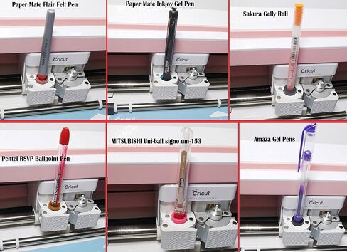 Pen Adapter Set Compatible with Cricut (Explore Air/Air 2/Air 3/Air 4 and Maker/Maker 3/Maker 4), Pen Adapter Compatible with (Sharpie/Bic/Crayola/Sakura/Pilot/Pentel/Paper Mate/Mitsubishi uni-Ball) in Saudi Arabia