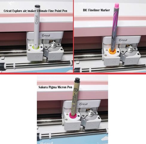 Pen Adapter Set Compatible with Cricut (Explore Air/Air 2/Air 3/Air 4 and Maker/Maker 3/Maker 4), Pen Adapter Compatible with (Sharpie/Bic/Crayola/Sakura/Pilot/Pentel/Paper Mate/Mitsubishi uni-Ball) in Saudi Arabia