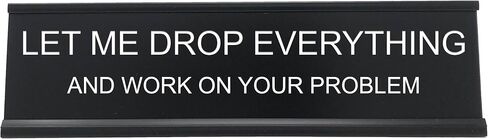 Funny Desk Decor Gag Gifts | Funny Office Decorations and Gifts for Coworkers Lotsa Laughs by Griffco Supply (Let Me Drop Everything) in Saudi Arabia