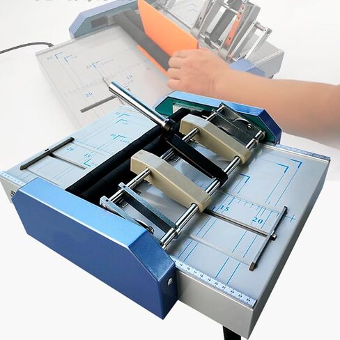 Automatic Paper Folding Machine, Folder Creasing Machine, A3 Paper Folding Machine, Stitch Flat-Clinch Automatic Binding Machine, for Card Folder Color Pages in Saudi Arabia