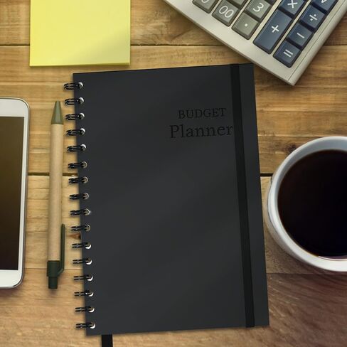 Budget Planner and Monthly Bill Organizer - Financial Planner Organizer Budget Book with Sticker Sheets - Bill Tracker Notebook | Budgeting Book with Debt, Saving and Expense Trackers - A5 in Kuwait