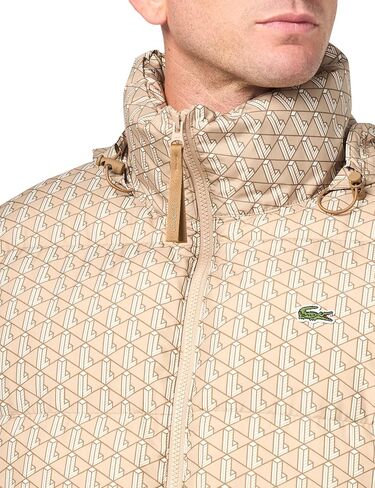 Lacoste Men's Monogram Puffer Jacket in Saudi Arabia