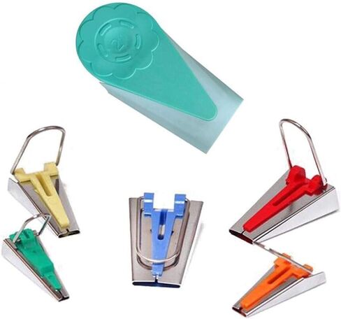 Bias Tape Maker Set 6MM 9MM 12MM 18MM 25MM Sewing Quilting Tools in Saudi Arabia