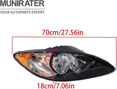 munirater Black Housing International Prostar Replacement for Projector Headlights Pairs Replacement for 3596015C93 3596016C93 2008-2016 in Saudi Arabia