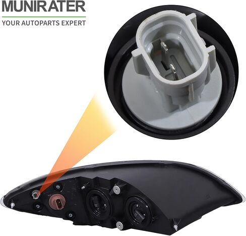 munirater Black Housing International Prostar Replacement for Projector Headlights Pairs Replacement for 3596015C93 3596016C93 2008-2016 in Saudi Arabia