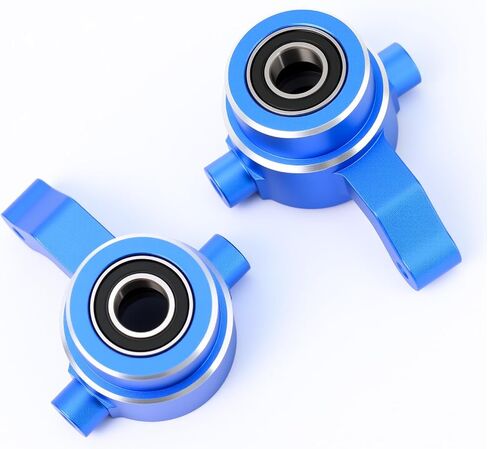 Aluminum Alloy Front Steering Blocks with Bearings for Traxxas 1/8 Sledge 4WD Upgrade Parts,Replace#9537 (Red) in Saudi Arabia