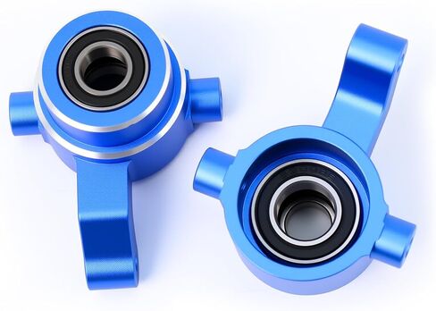 Aluminum Alloy Front Steering Blocks with Bearings for Traxxas 1/8 Sledge 4WD Upgrade Parts,Replace#9537 (Red) in Saudi Arabia