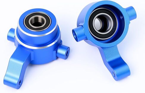 Aluminum Alloy Front Steering Blocks with Bearings for Traxxas 1/8 Sledge 4WD Upgrade Parts,Replace#9537 (Red) in Saudi Arabia