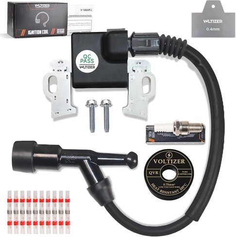 30500-Z5T-003 30500-Z5T-004 Coil – Fits Honda GX390 Ignition Coil with 4-Prong Connector – Includes Replacement Spark Plug and Installation Accessories – Factory Direct Value Kit in Saudi Arabia