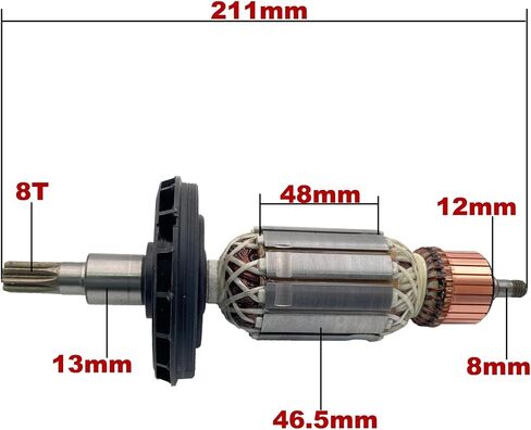 استبدال الدوار المحرك AC220V-240V ل GBH8-45DV GBH8-45D GSH7VC GSH9VC GBH8-45 in Saudi Arabia
