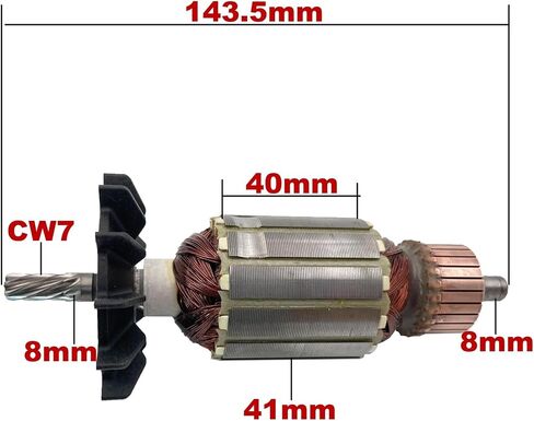 Armature Rotor Anchor Replacement AC220V-240V for 6013BR 512614-8 Original 1pc in Saudi Arabia