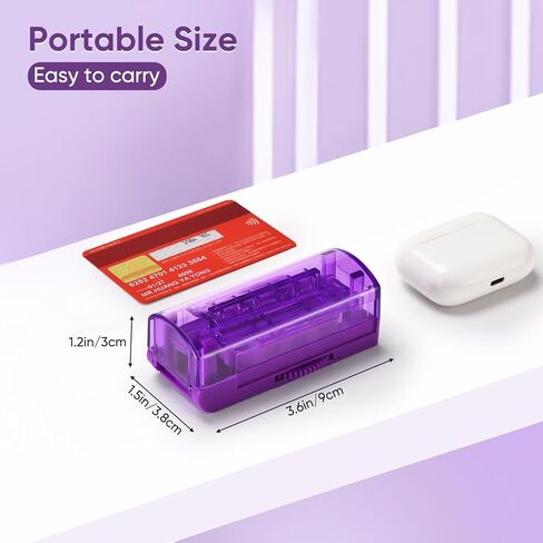 قطع حبوب منع الحمل المتعددة لحبوب منع الحمل الصغيرة أو الكبيرة ، وعلبة حبوب منع الحمل القابلة للتعديل للأقراص المتعددة ، وشفرة القطع الفولاذ المقاوم للصدأ واقي شفرة (أسود) in Kuwait