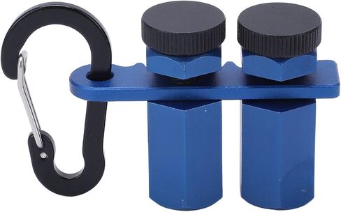 Stair Gauge, Aluminum Alloy Hex Flat Gauge with Thumb Screw, For Framing Square and Rafter (Blue) in Saudi Arabia
