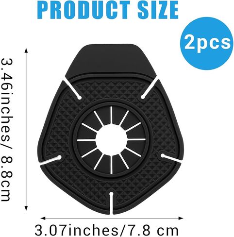 2PCS Silicone Windshield Wiper Covers Arm Hole Protector Pivot Guards, Front Wiper Protective Pad Guard, Dust-Proof Anti-Leaf Wipers Arms Protector Cover Prevents Blockage Universal for Most Cars in Kuwait