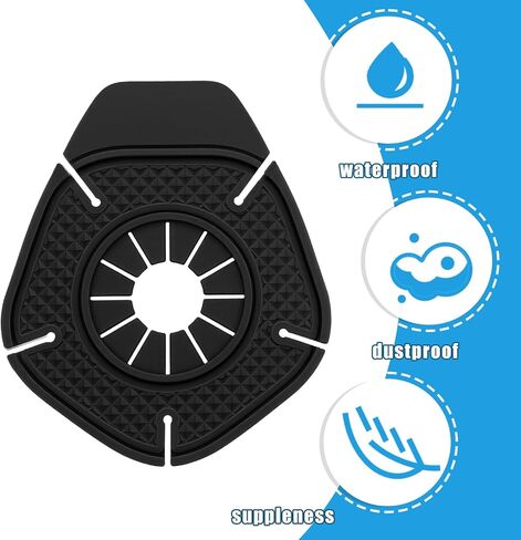 2PCS Silicone Windshield Wiper Covers Arm Hole Protector Pivot Guards, Front Wiper Protective Pad Guard, Dust-Proof Anti-Leaf Wipers Arms Protector Cover Prevents Blockage Universal for Most Cars in Kuwait