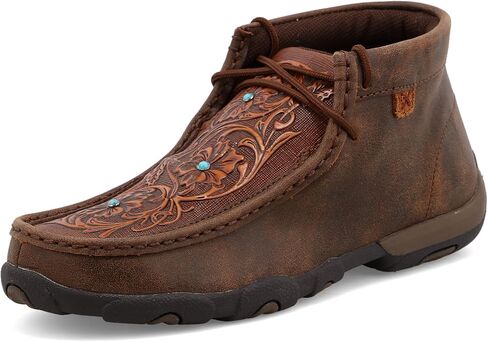 Twisted X Women's Original Chukka Driving Moc, Bomber/Bomber, 8(M) in Saudi Arabia