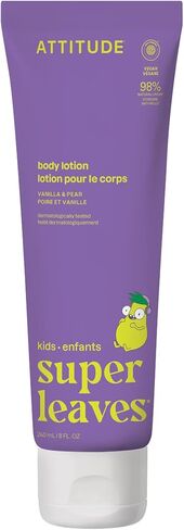 اتيتيود لوشن جسم للاطفال، معتمد من اي دبليو جي، مكونات نباتية ومعدنية، منتجات عناية شخصية نباتية ولم يتم اختبارها على الحيوانات، مانجو، 16 اونصة سائلة in Kuwait