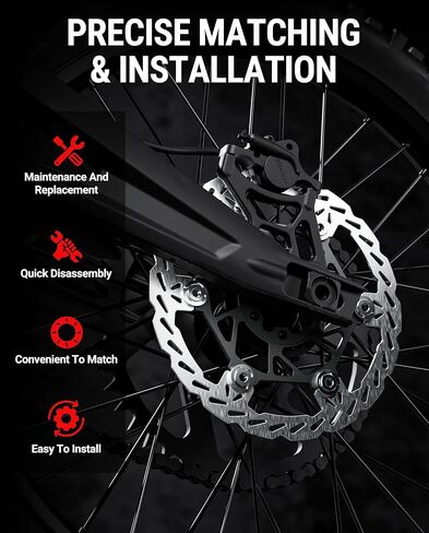 دوار فرامل قرص خلفي عائم (220 مم)، قلب من الألومنيوم للطائرة، دوارات فرامل MTB من الفولاذ المقاوم للصدأ مع 6 فتحات، سمك 2.3 مم، أداء عالي لـ Talaria Sting R MX3، MX4 (خلفي) in Kuwait