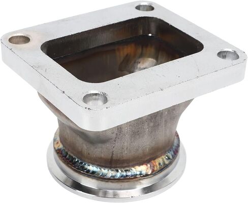 25in. V Band Flange Adapter, Stainless Steel Flange, T4 V Band Adapter with Rustproof, Direct Replacement for Damaged or Worn Adapters, in Saudi Arabia