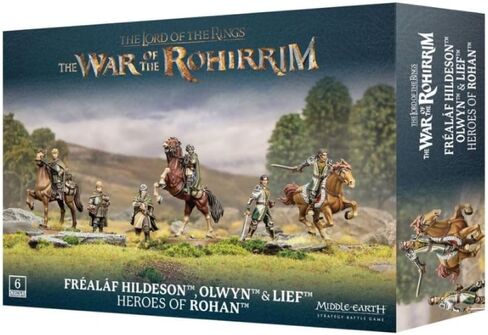 Games Workshop Lord of The Rings: The War of The Rohirrim: Fréaláf Hildeson™, Olwyn™ & LIEF™, Heroes of Rohan™ in Saudi Arabia