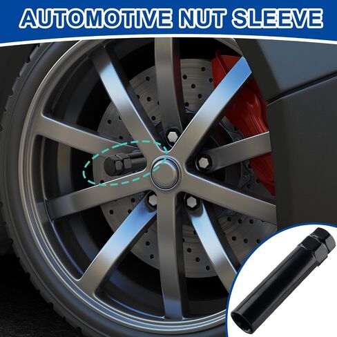 Small 6 Spline Lug Nut Socket,Wheel Lock Key for 19 mm (3/4 Inch) & 21 mm (13/16 Inch) Hex Socket Wrench,Wheel Lock Removal Tool Replacement Aftermarket 6Spline Lug Nuts (Small 6 Spline) in Saudi Arabia