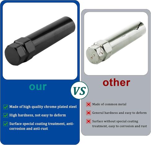 Small 6 Spline Lug Nut Socket,Wheel Lock Key for 19 mm (3/4 Inch) & 21 mm (13/16 Inch) Hex Socket Wrench,Wheel Lock Removal Tool Replacement Aftermarket 6Spline Lug Nuts (Small 6 Spline) in Saudi Arabia