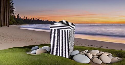 Impact Canopy 4x4 Pop up Changing Dressing Room, Privacy Cabana, Portable Changing Room, Black/White in Saudi Arabia