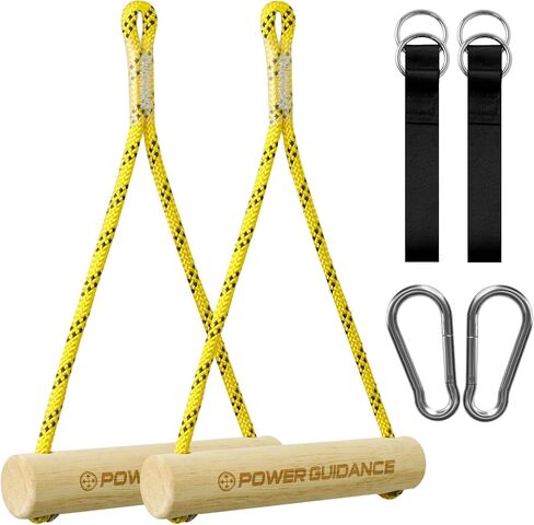 POWER GUIDANCE Wooden Hangboard Portable Rock Climbing Hangboard with Suspension Training Function, Enhance Finger Grip Strength, Indoor and Outdoor Use in Saudi Arabia