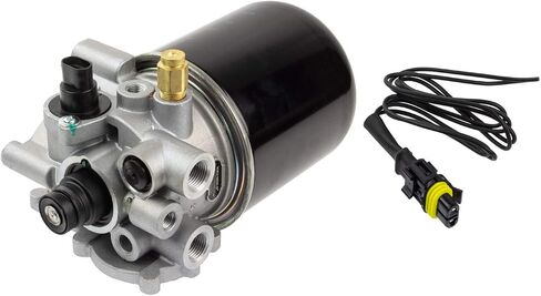 World American WA131001 Air Dryer SS1200 Coalescing 12V 100W with Turbo Cutoff Valve – Replaces Wabco 4006110530, Meritor R955079, Meritor R955079, Genuine Newstar S26986, Freightliner TDA R955079 in Saudi Arabia