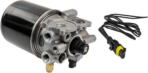 World American WA131001 Air Dryer SS1200 Coalescing 12V 100W with Turbo Cutoff Valve – Replaces Wabco 4006110530, Meritor R955079, Meritor R955079, Genuine Newstar S26986, Freightliner TDA R955079 in Saudi Arabia