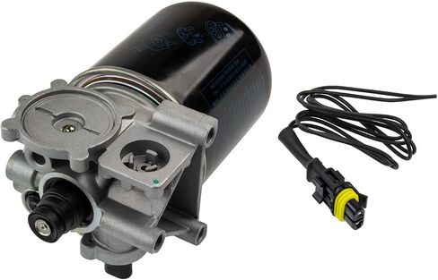 World American WA131001 Air Dryer SS1200 Coalescing 12V 100W with Turbo Cutoff Valve – Replaces Wabco 4006110530, Meritor R955079, Meritor R955079, Genuine Newstar S26986, Freightliner TDA R955079 in Saudi Arabia