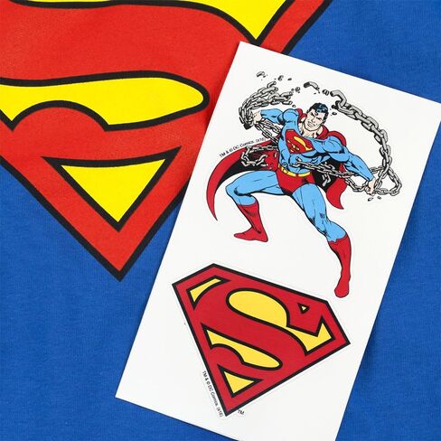 Popfunk Classic Juvenile Superman Classic Logo T Shirt & Stickers in Saudi Arabia