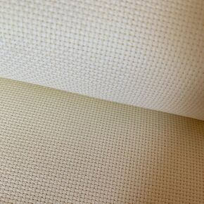 16 Count Aida Cloth Cross Stitch Fabric, Beige Cream, W29" x L39"