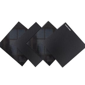 FANCYWING 400X500X3.0MM Carbon Fiber Sheet 100% 3K Carbon Fiber Laminate Plate Plain Weave Panel Sheet 3.0MM Thickness(Glossy Surface)