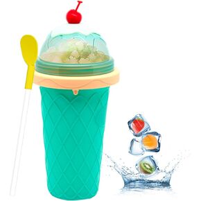 Slushie Maker Cup - DIY Magic Quick Frozen Smoothies Cup for Homemade Milk Shake Ice Cream Maker, Portable Cooling Cup, Double Layer Squeeze Slushy Maker Cup, Birthday Gifts for Kids,Friends,Family