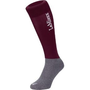 LeMieux My Competition Horse Riding Socks with Closely Woven Foot, Topside Seam and Micro Weight Stretch - Twin Pack