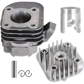 labwork Cylinder Piston Top End Kit Replacement for Polaris Scrambler 50 2001-2003 Predator 50 2004-2007