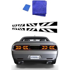 Tail Light Decal fits 2015-2023 Dodge Challenger Accessories. Sticker kit for 2015, 2016, 2017, 2018, 2019, 2020, 2021, 2022, 2023 Dodge Challenger Tail Light Including sxt, rt, SRT, scat Pack etc.