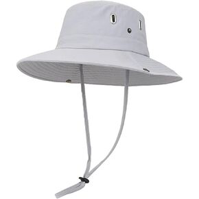 LLmoway Sun Hats for Men Women UV Protection Wide Brim Bucket Hat Lightweight Cowboy Hat Summer Fishing Hiking Beach Hats