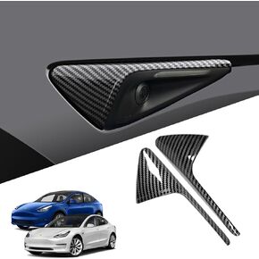 YHCDSEA for 2024+ Tesla Model 3/Y HW4.0 Side Camera Protection Cover-Red in Saudi Arabia