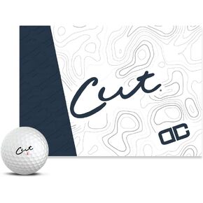 Cut DC Dual Core Golf Balls - Premium, Soft Core - Offers Decreased Ball Spin & Improved Golf Shot Accuracy and Control - 4 Piece Construction Designed for Players of All Levels (One Dozen)
