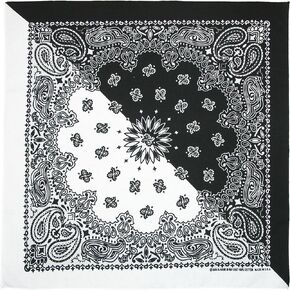 CTM® Split Paisley Print Bandana