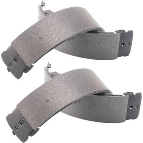 TRQ Rear Parking Brake Shoe Set Compatible with 2020-2022 Chevrolet 2020-2022 GMC