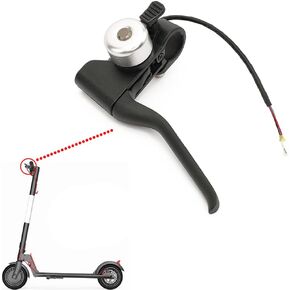 MORICHS Handle Brake Lever Spare Parts with Bell for Gotrax GXL V2 Electric Scooter, Replacement Handlebar Lever Parts Brake Assembly Kit