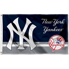NY Yankees Logo Insignia 3x5 Foot Grommet Banner Flag