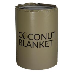 Powerblanket CN55 55 gal Coconut Oil Drum Heating Blanket, Fixed Thermostat, 100 Degree F, 120V, 400/800W, 0.75", Tan